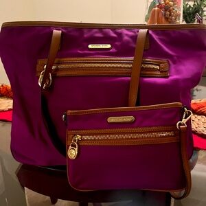 Michael Kors Jet Set Tote with Wristlet